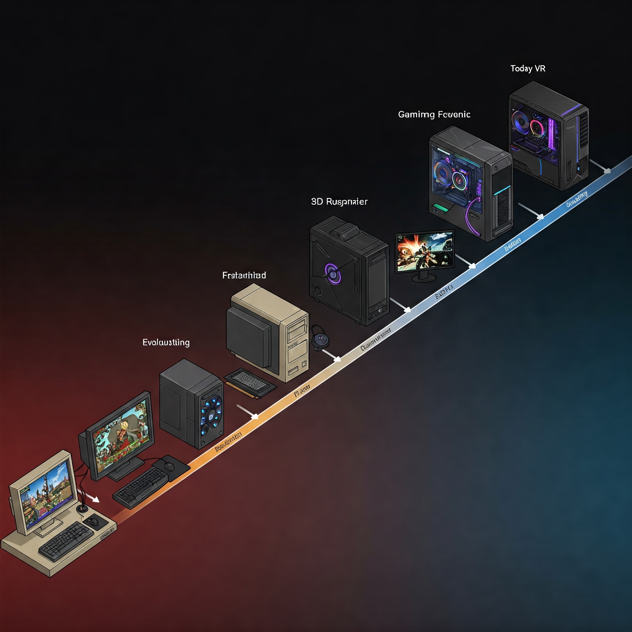 ゲーミングPCの進化と革新のイメージ